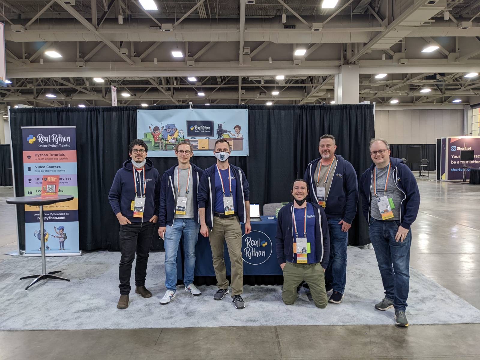 Real Python team members at PyCon 2022
