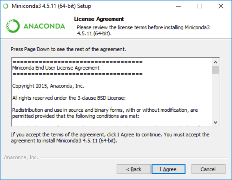 ![Miniconda Installer License