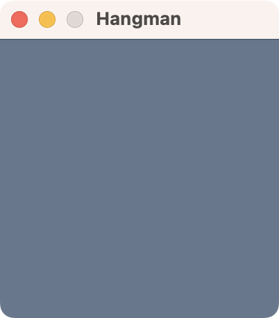 PySimpleGUI Skeleton App for the Hangman Game